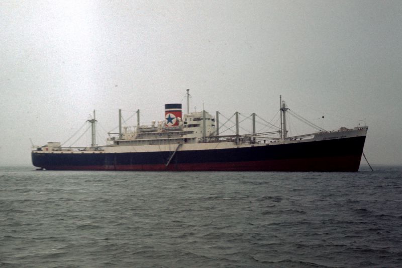 CALIFORNIA STAR laid up in the River Blackwater. She was in the river 14 July 1967 to 27 October 1967 Date: cAugust 1967.